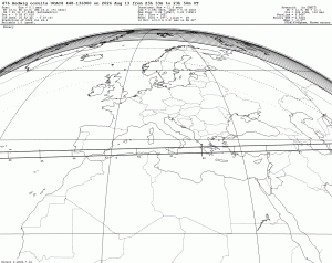 2026 Aug 13 ~23:37 UT: (476) Hedwig occults UCAC4 448-136900 (13.5 mag)