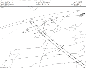 2026 Oct 13 ~20:20 UT: (2219) Mannucci occults UCAC4 349-190874 (12.2 mag)