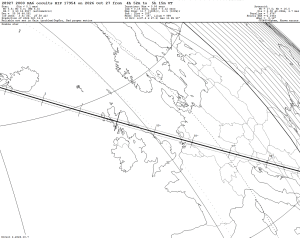 2026 Oct 27 ~04:57 UT: (28927) 2000 RA6 occults HIP 17954 (5.8 mag)